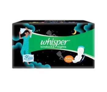 WHISPER BINDAZZZ NIGHTS XXXL 400MM THICK-PAD